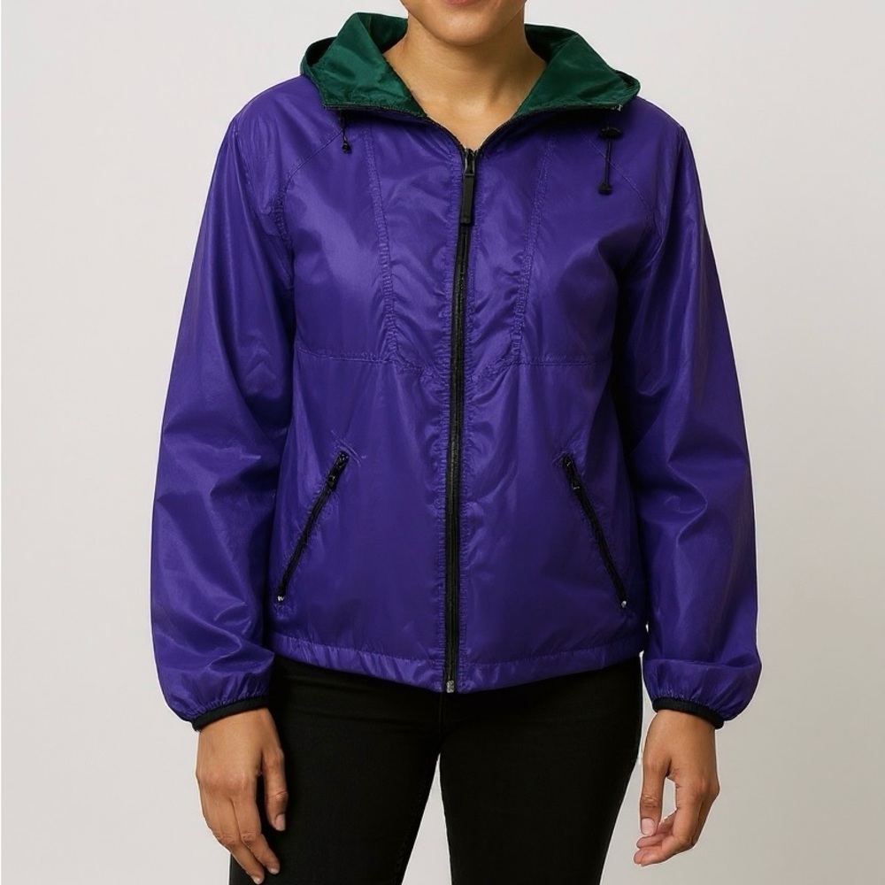 Vintage 80’s Helly Hansen Full Zip Hooded Windbreaker  | Size S